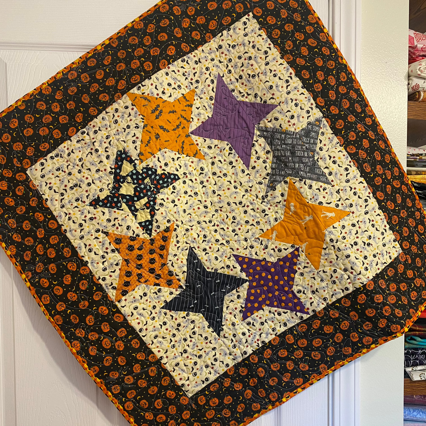 Halloween Friends Wreath Wall Hanging