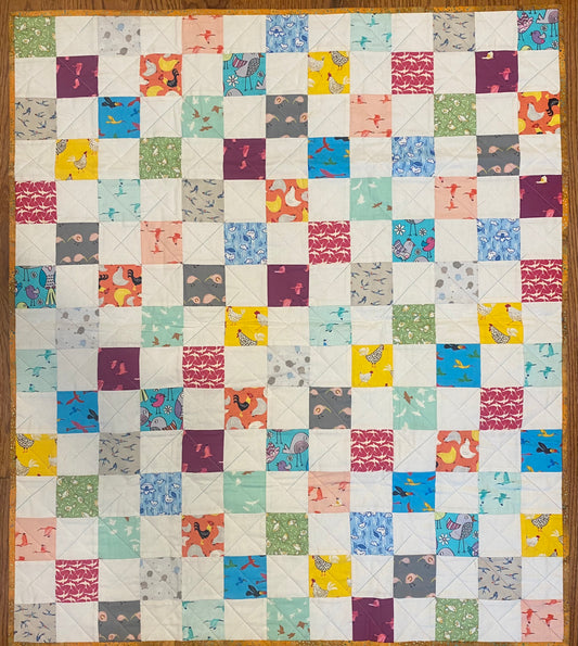 Baby Birdies Baby Quilt