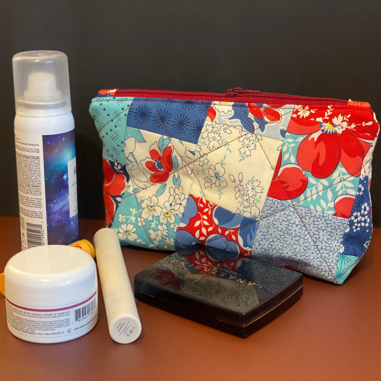 Red, White & Clutch - Quilted Clutch