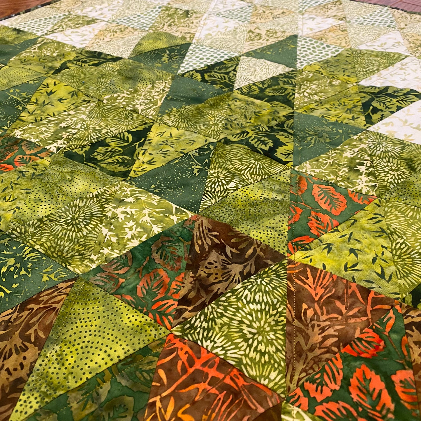 First Walk in the Woods Baby Quilt