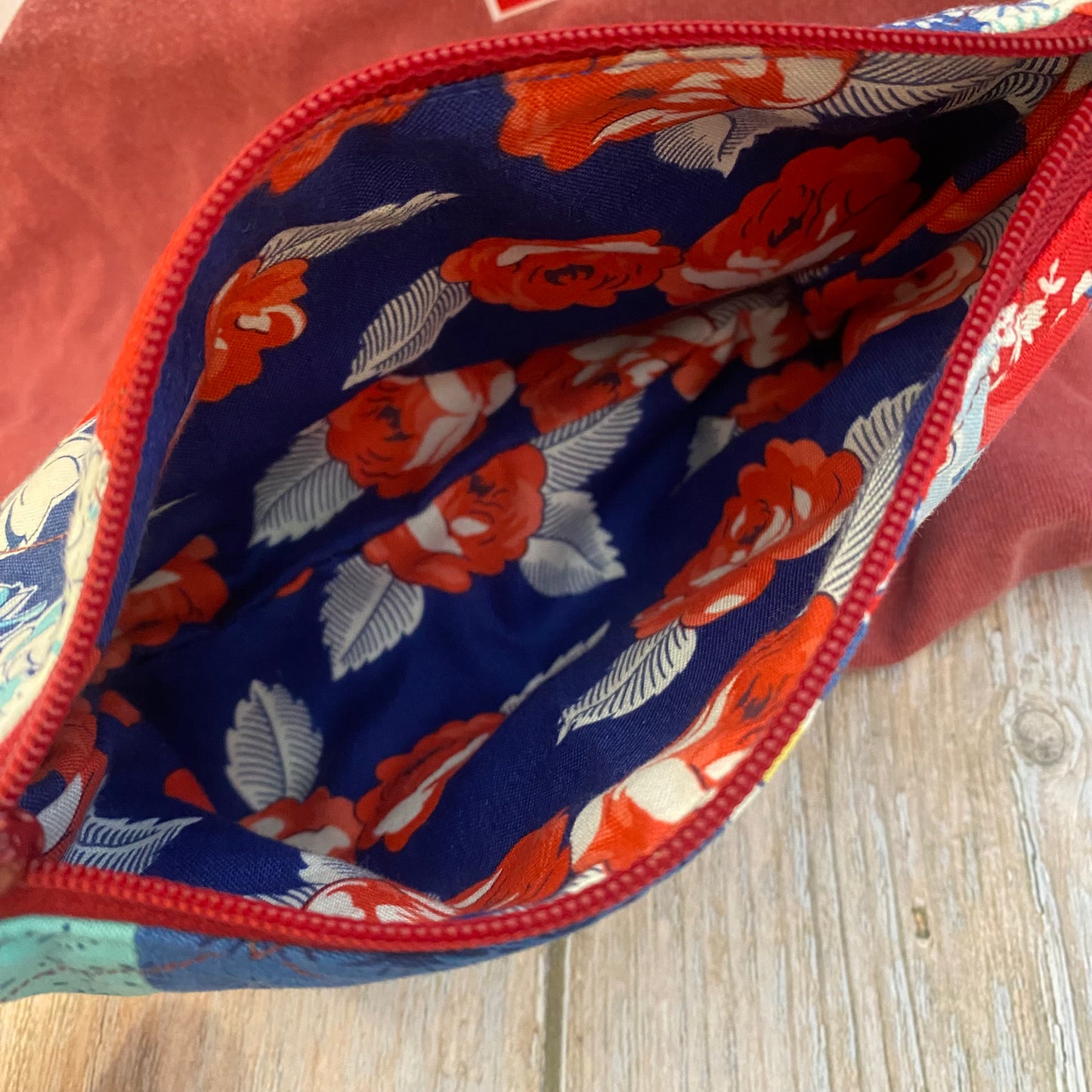 Red, White & Clutch - Quilted Clutch