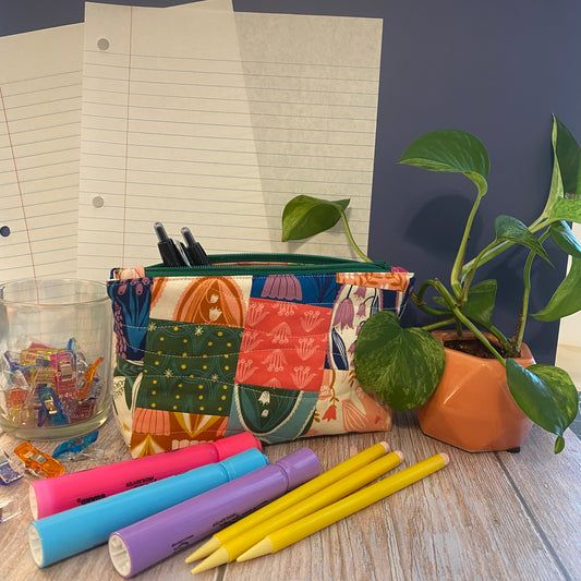 Art Deco Quilted Clutch