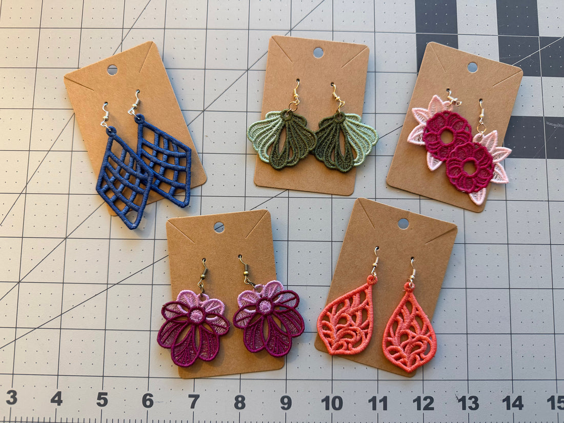 Currently Stitching: Earrings