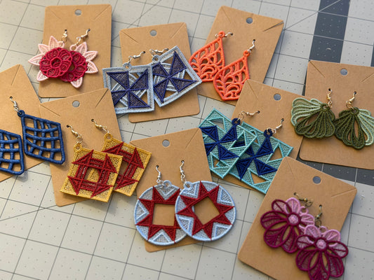 Currently Stitching: Earrings
