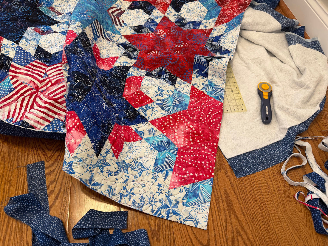 Currently Stitching: Trimming a Quilt