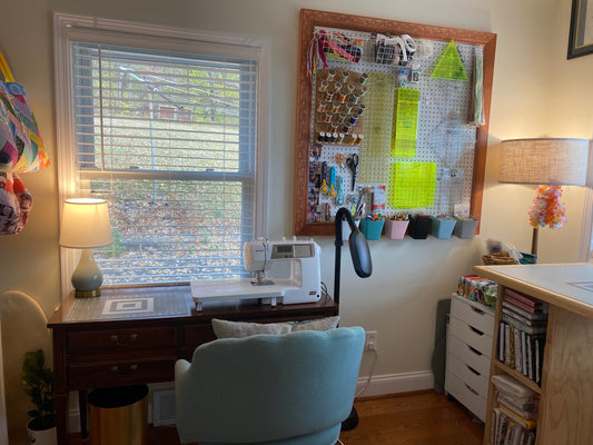 Currently Stitching: Quilt Studio Storage Reset
