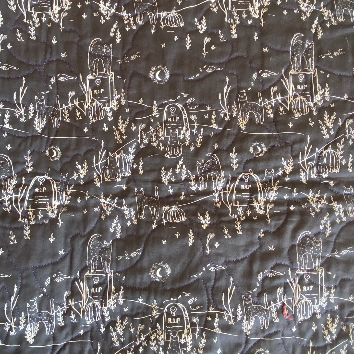 back of quilt