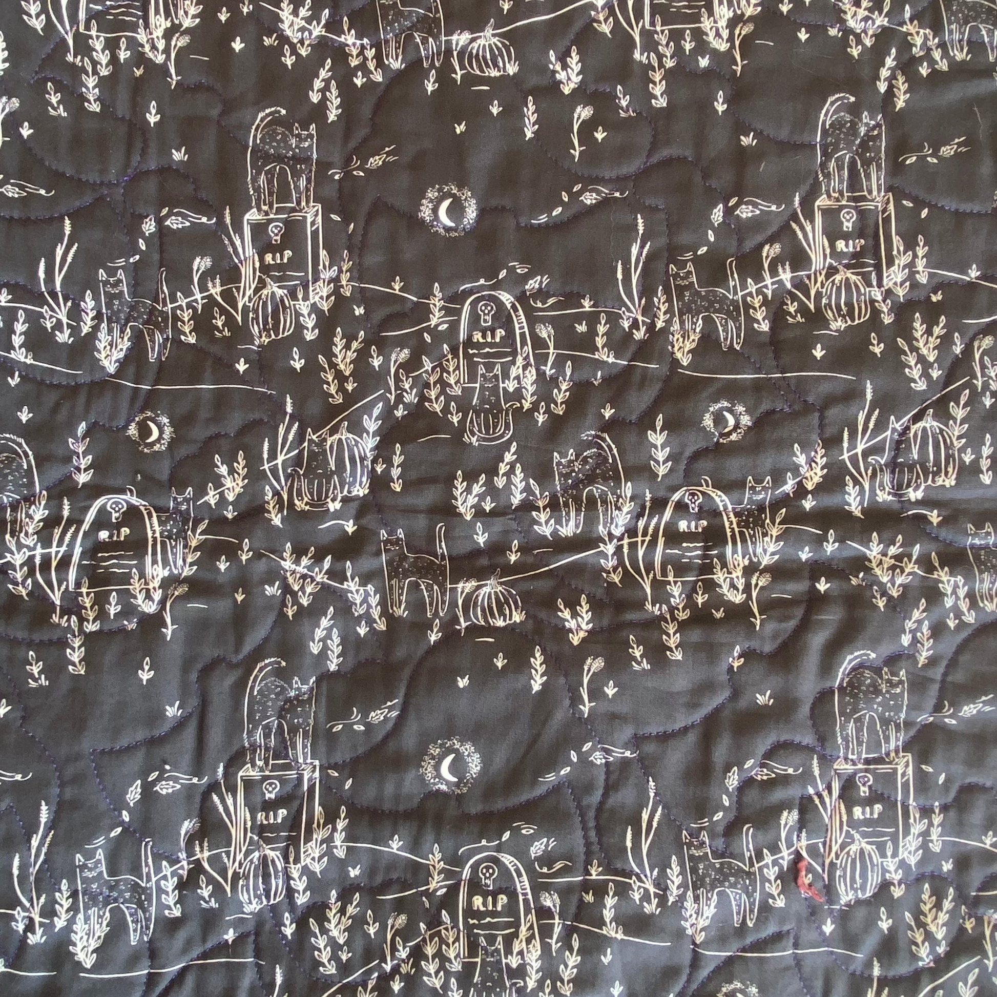 back of quilt