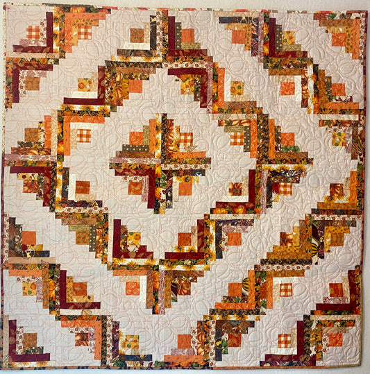 Falling Logs Cabin Quilt