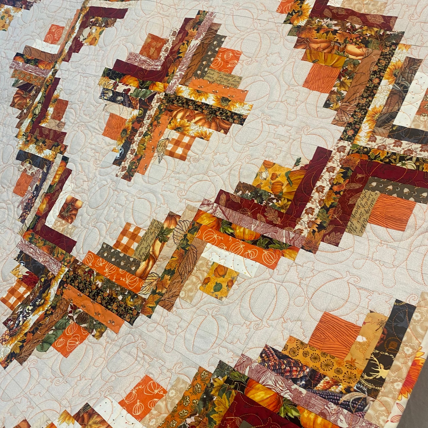 Falling Logs Cabin Quilt