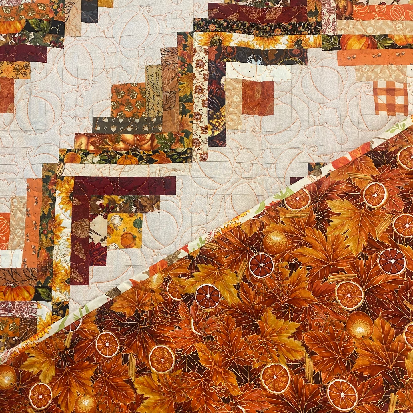Falling Logs Cabin Quilt