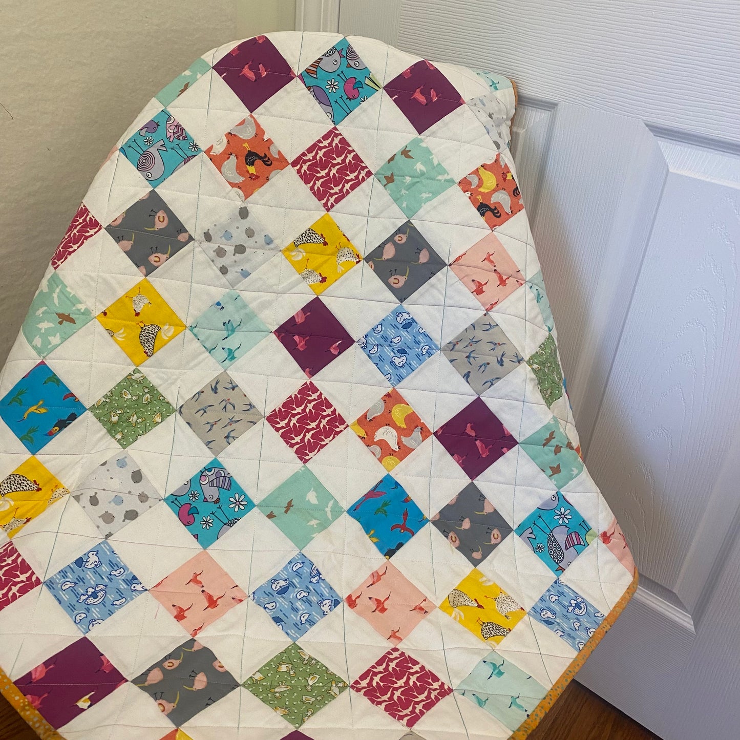 Baby Birdies Baby Quilt