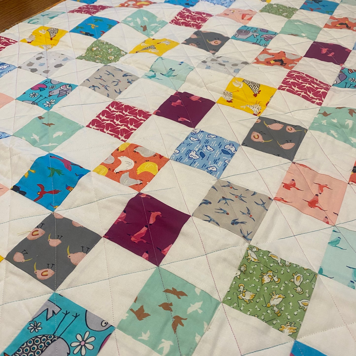 Baby Birdies Baby Quilt