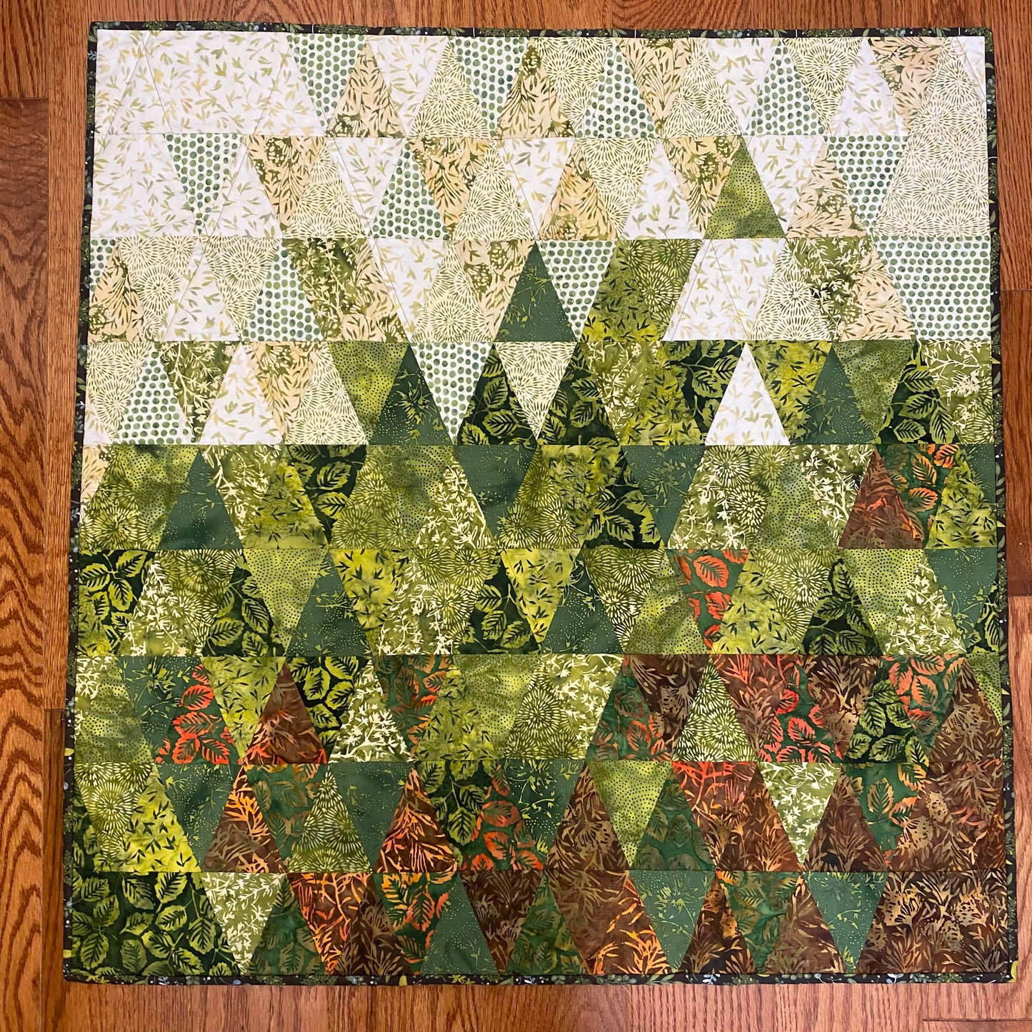 First Walk in the Woods Baby Quilt