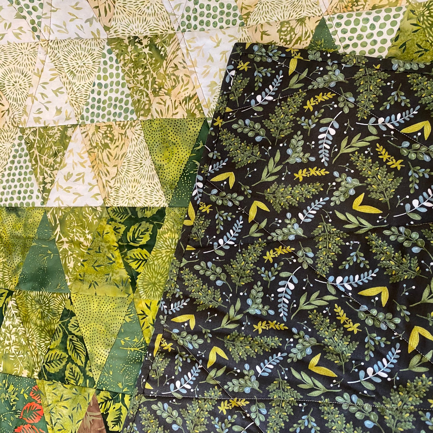 First Walk in the Woods Baby Quilt
