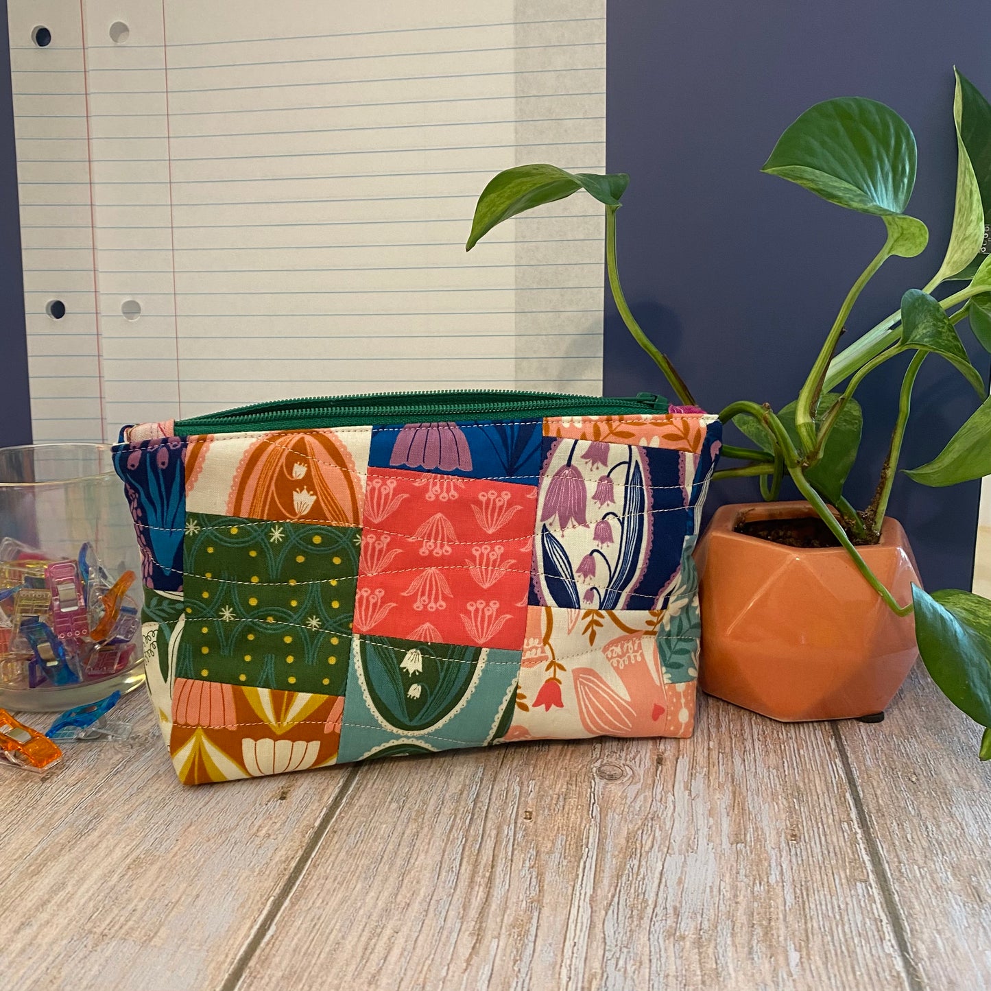 Art Deco Quilted Clutch