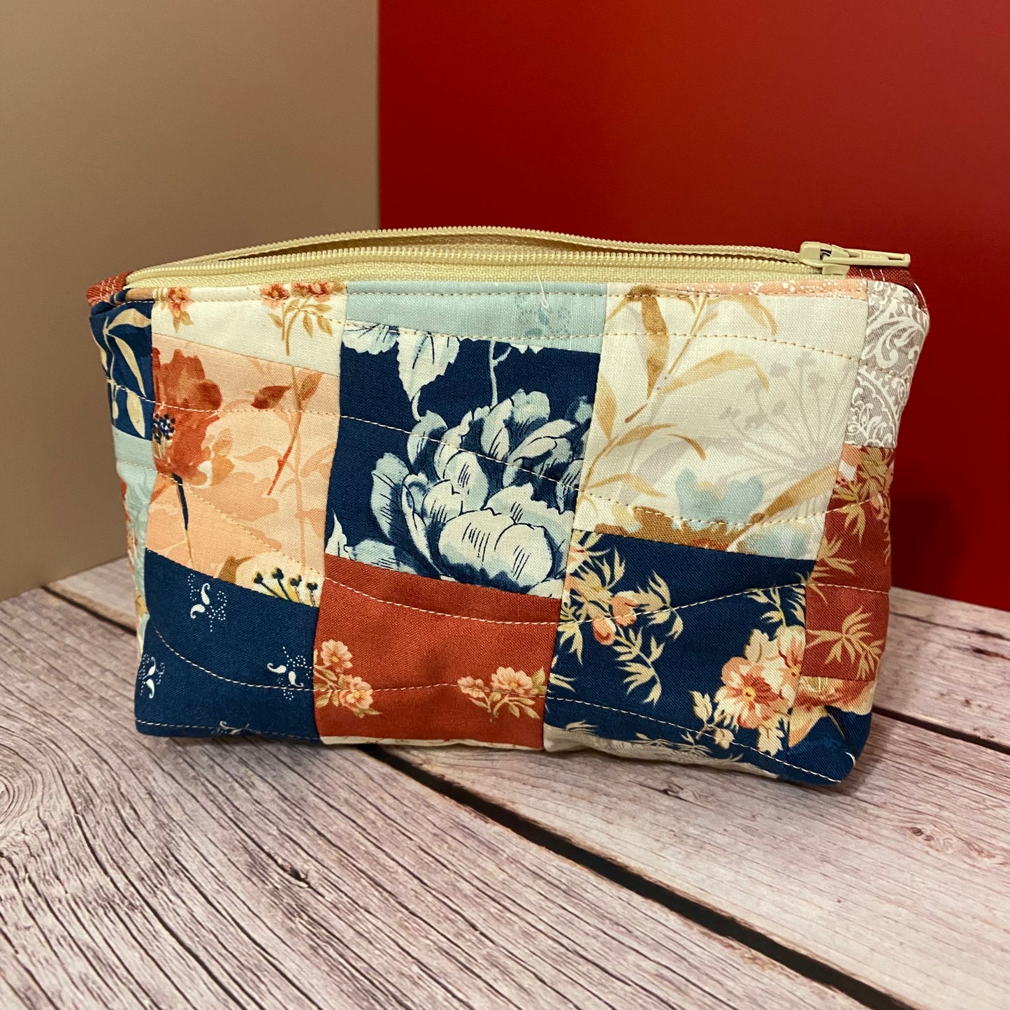 Canyon Paisley Quilted Clutch