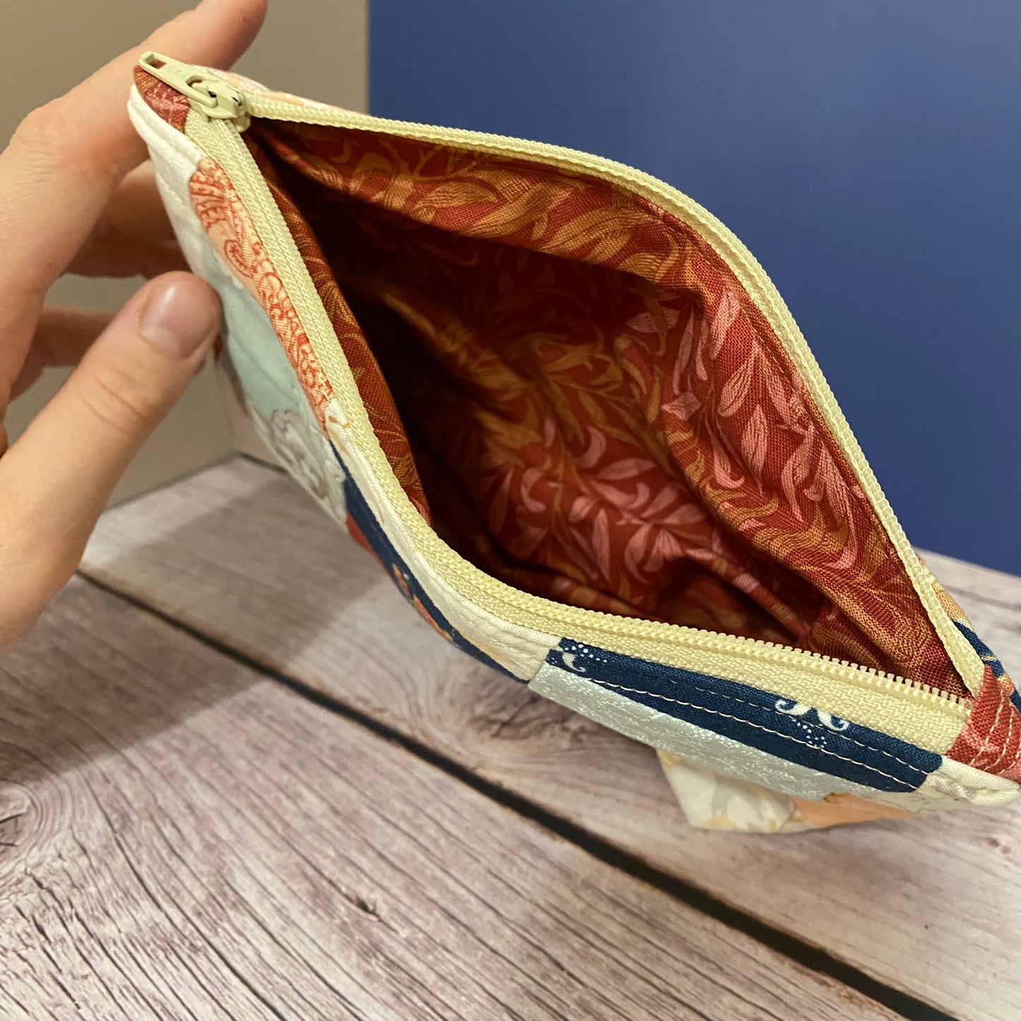 Canyon Paisley Quilted Clutch