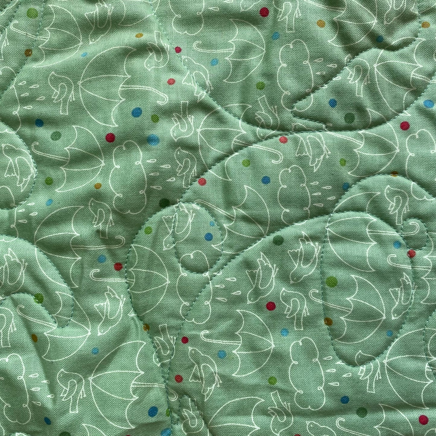 Polka Dot Carnival Crib Quilt